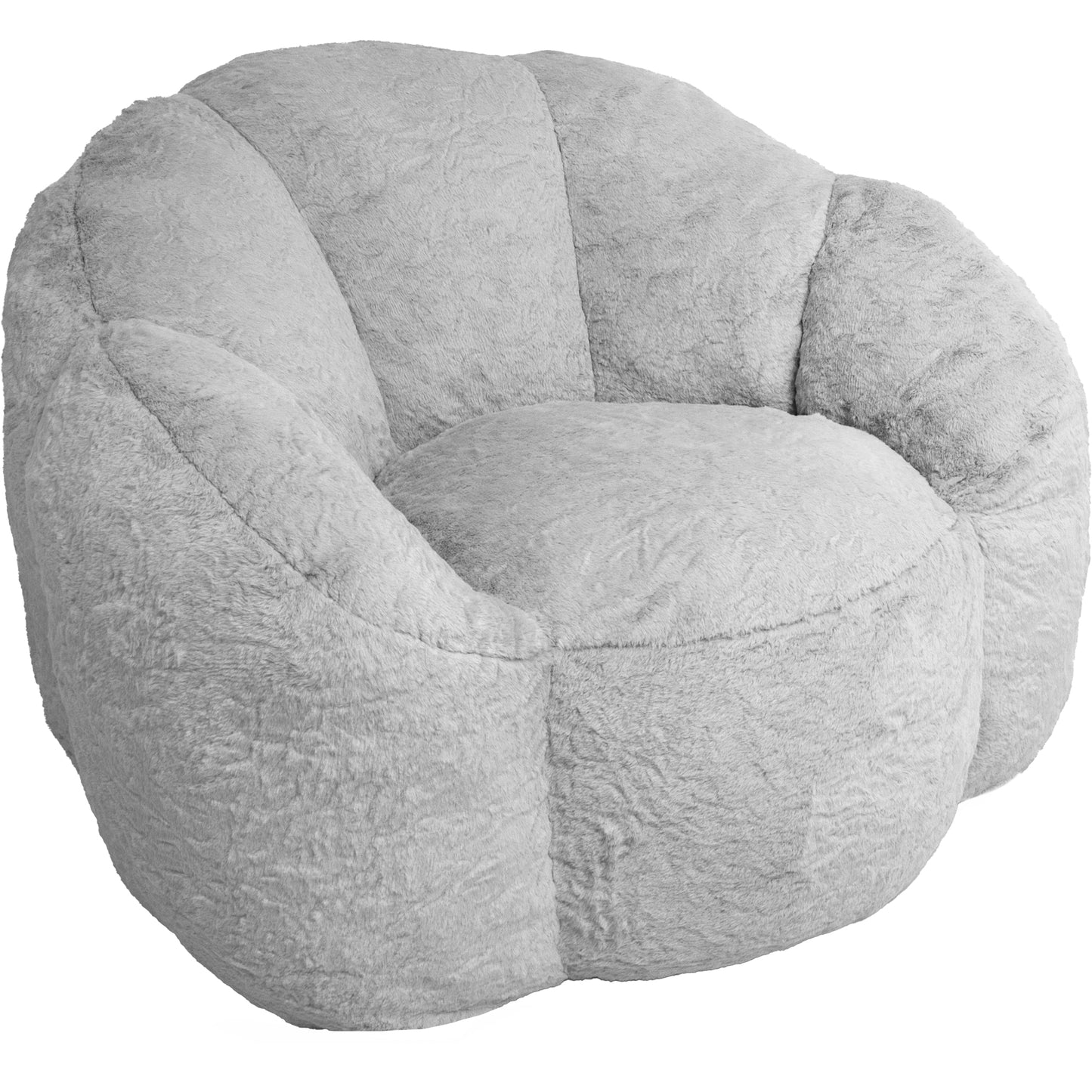 Laintene Bear Paw Bean Bag Chair, Oversized Plush Bean Bag Sofa with Armrests, Stuffed High-Density Foam, Giant Comfy Lazy Chair for Adults & Teens, Living Room, Bedroom, Game Room, Gray