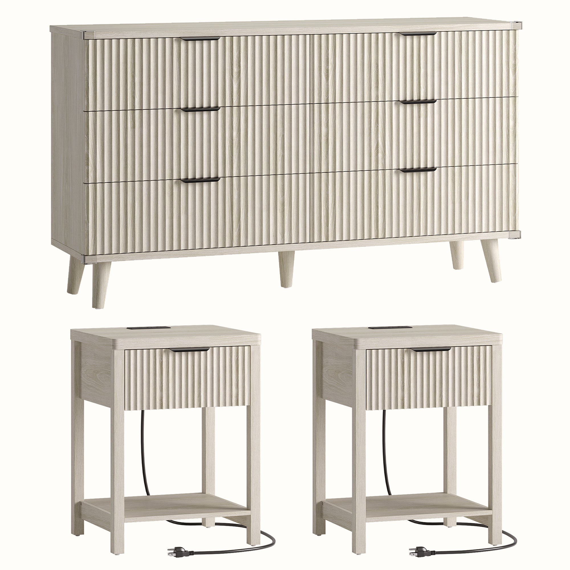 Laintene 3-Piece Boho Bedroom Set